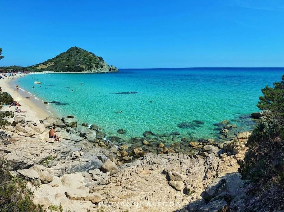 Sea View- 5 Minutes From The Beach Garden, Wi-Fi, Bbq Costa Rei Buitenkant foto